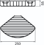 Golden Paris – Köşe Şampuanlık 18×18 cm